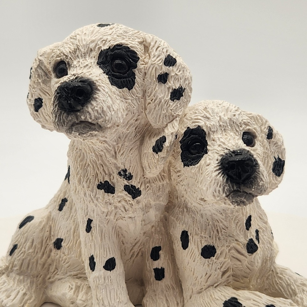 Stone Critters Dalmatian Pups Figurine Terri Fugate Artist United Design Corp